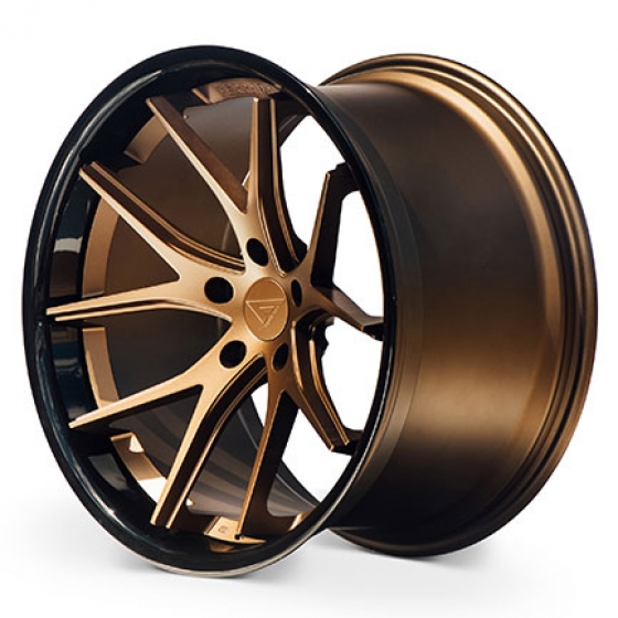 Ferrada FR2 in Matte Bronze (Gloss Black Lip)