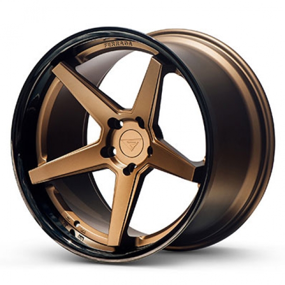 Ferrada FR3 in Matte Bronze (Gloss Black Lip)