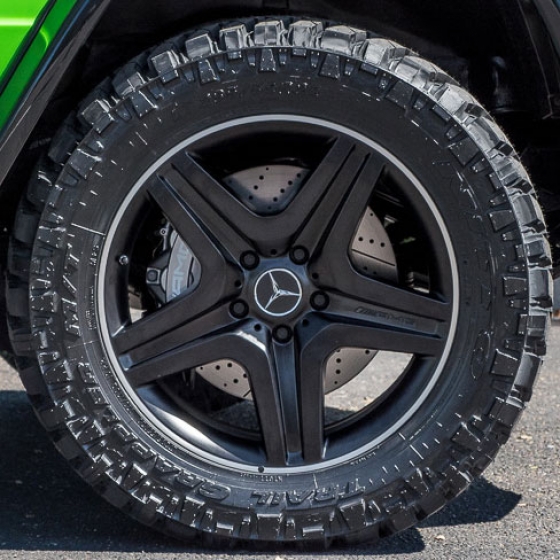 Powder Coating Mercedes-Benz G63 in Satin Black