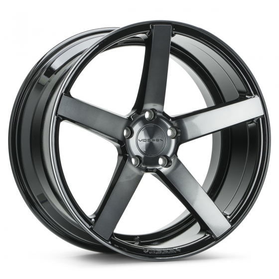 Vossen CV3-R in Gloss Black Machined (Smoke Tint)