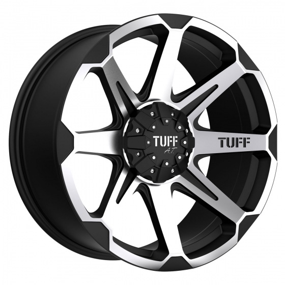 TUFF A.T. T05 in Flat Black Machined