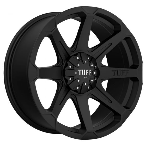 TUFF A.T. T05 in Flat Black (Machined Flange)