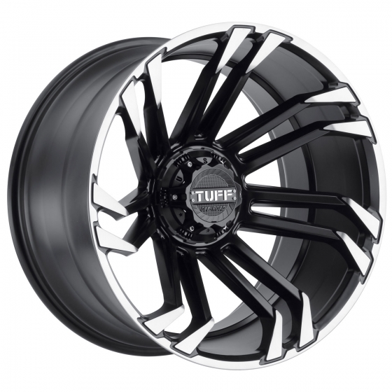 TUFF A.T. T21 in Matte Black (Machined Flange)