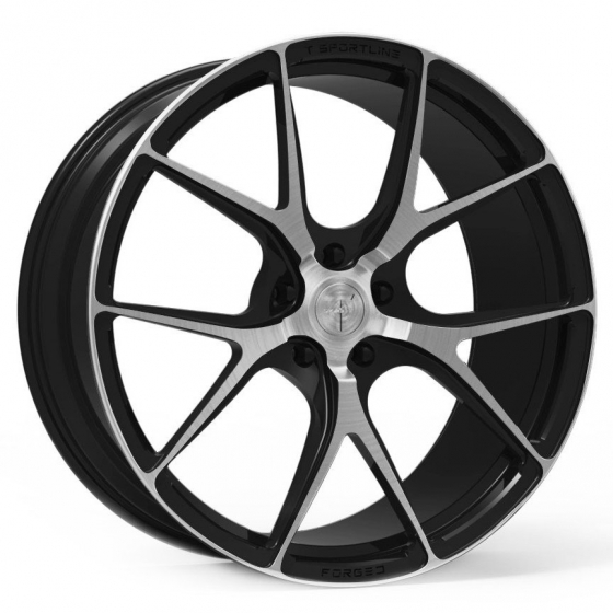 T Sportline TS115 in Black Machined (Forged)