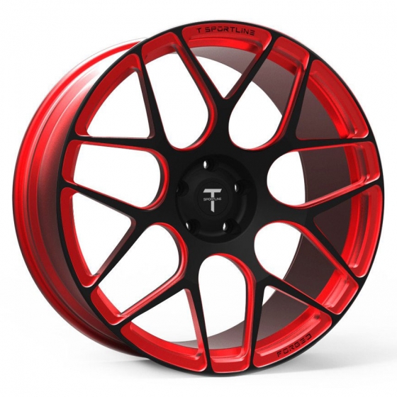 T Sportline TS117 in Red/Black (Forged)