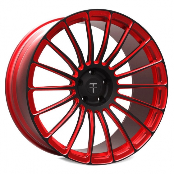 T Sportline TS118 in Red/Black (Forged)