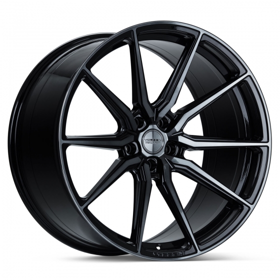 Vossen HF-3 in Gloss Black Machined (Smoke Tint)