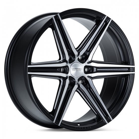 Vossen HF6-2 in Matte Black Machined