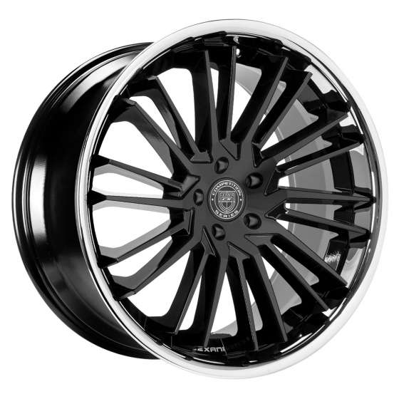 Lexani Virage in Gloss Black (Chrome SS Lip)