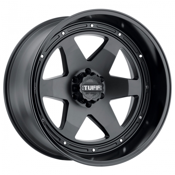 TUFF A.T. T1A in Matte Black (Gloss Black Lip)