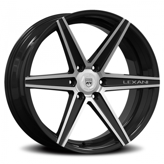 Lexani Savage-6 in Gloss Black Machined