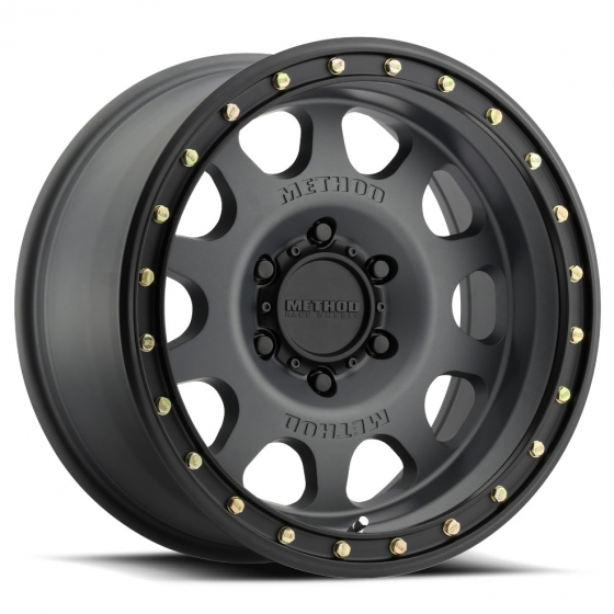 Method Race Wheels MR311 Vex in Titanium (Black Lip)