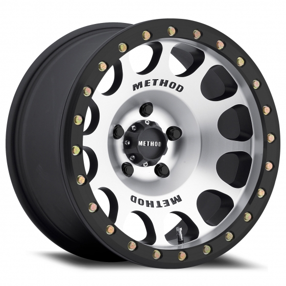 Method Race Wheels MR105 Beadlock in Matte Black Machined