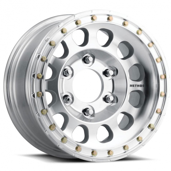 Method Race Wheels MR103 Beadlock in Silver Machined