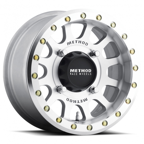 Method Race Wheels MR401 UTV Beadlock in Silver Machined