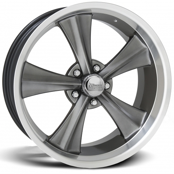 Rocket Racing Wheels Booster in Gloss Gunmetal (Hyper Shot)