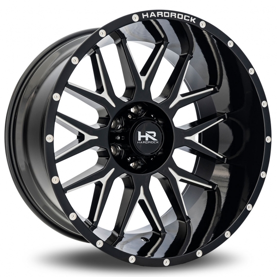 Hardrock H500 Affliction Xposed in Gloss Black Milled