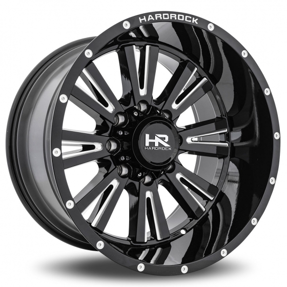 Hardrock H503 Spine Xposed in Gloss Black Milled