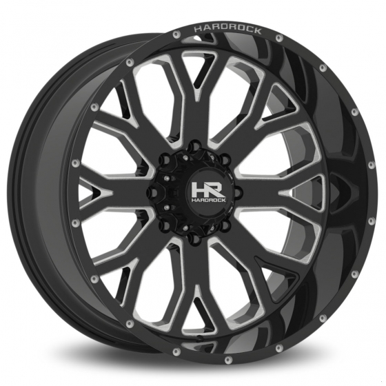 Hardrock H504 Slammer Xposed in Gloss Black Milled