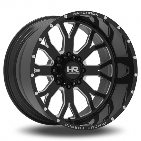 Hardrock H801 Famous Forged in Gloss Black Milled