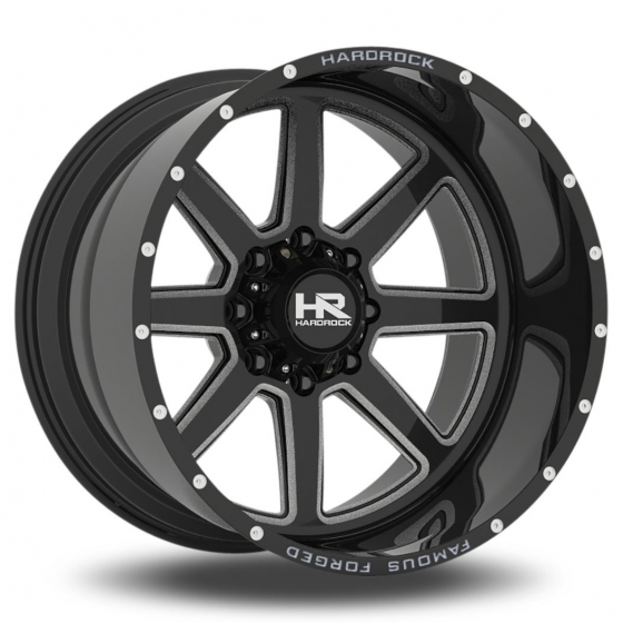 Hardrock H803 Famous Forged in Gloss Black Milled