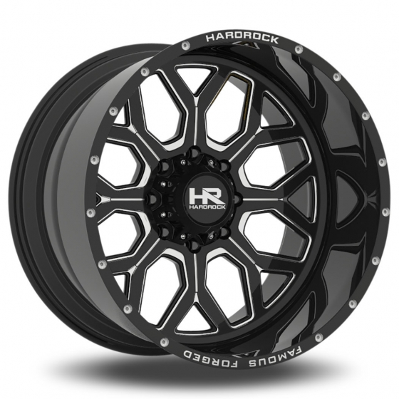 Hardrock H804 Famous Forged in Gloss Black Milled