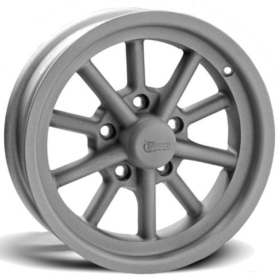 Rocket Racing Wheels Launcher in Matte Gunmetal (As Cast)