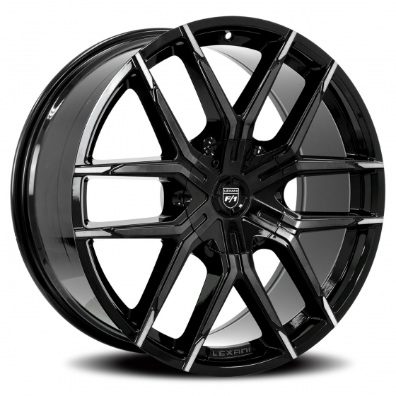 Lexani Vertigo CVR in Gloss Black (Machined Tips)