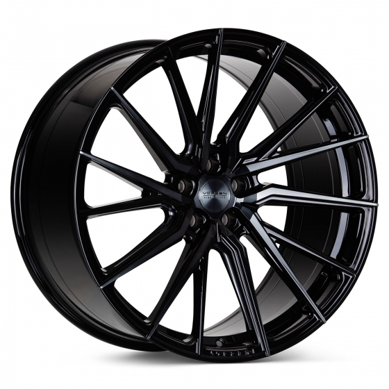 Vossen HF-4T in Gloss Black Machined (Smoke Tint)