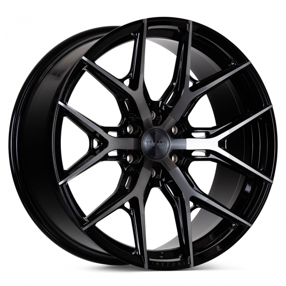 Vossen HF6-4 in Gloss Black Machined (Smoke Tint)