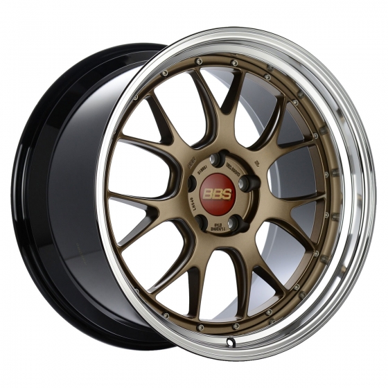 BBS LM-R in Matte Bronze (Silver Rim)