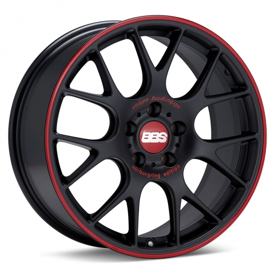 BBS CHR in Black (Red Lip Edge)