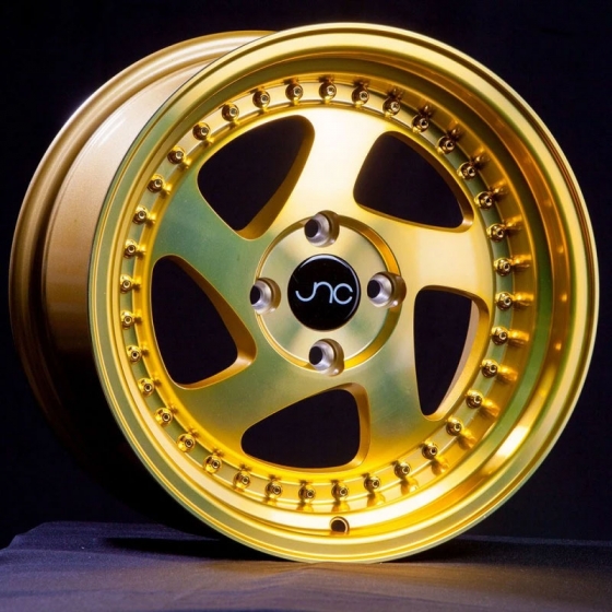 JNC JNC034 in Transparent Gold (Gold Rivets)