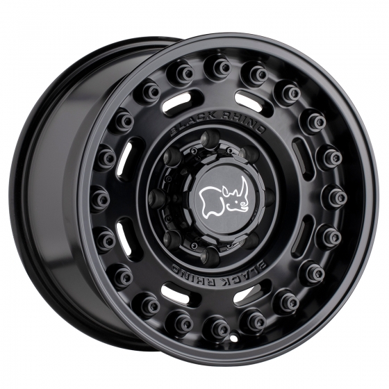 Black Rhino Axle in Matte Black (w/ Center Cap)