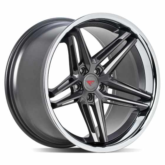 Ferrada CM1 in Matte Graphite (Chrome Lip)