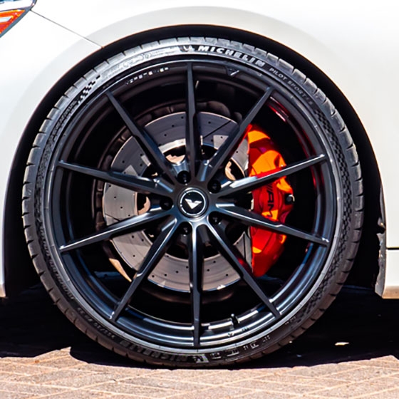 Powder Coating Mercedes S63 AMG in Satin Black