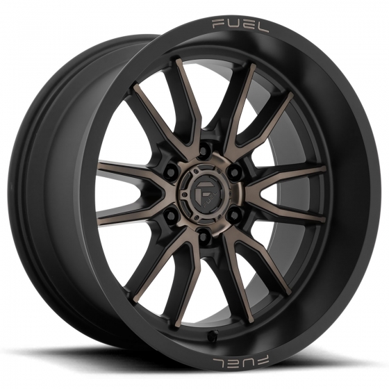 Fuel Clash D762 in Matte Black (Dark Tint)