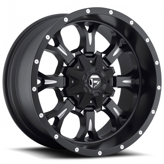 Fuel Krank D517 in Matte Black (Milled Accents)