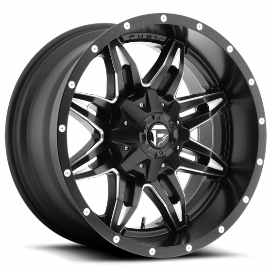 Fuel Lethal D567 in Matte Black (Milled Accents)