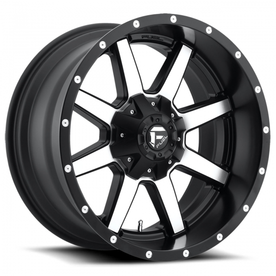 Fuel Maverick D537 in Matte Black (Machined Accents)