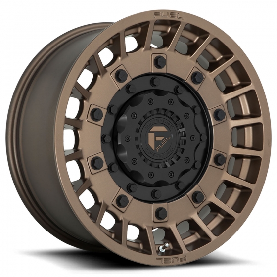 Fuel Militia D725 in Bronze (w/ Matte Black Center)