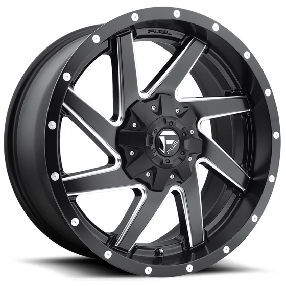 Fuel Renegade D594 in Matte Black (Milled Accents)
