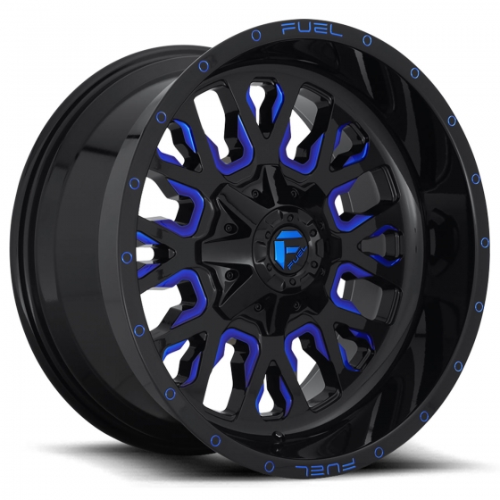 Fuel Stroke D645 in Gloss Black (w/ Candy Blue )