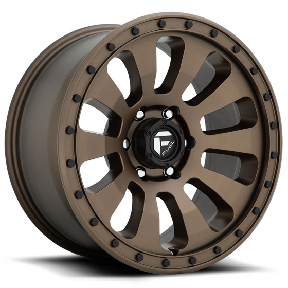 Fuel Tactic D678 in Matte Bronze (Black Bolts)