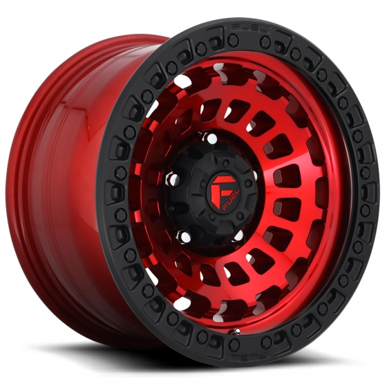 Fuel Zephyr D632 in Candy Red (Matte Black Ring)