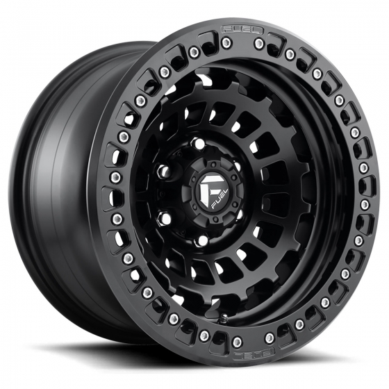 Fuel Zephyr (BL) D101 in Matte Black (Matte Black Ring)