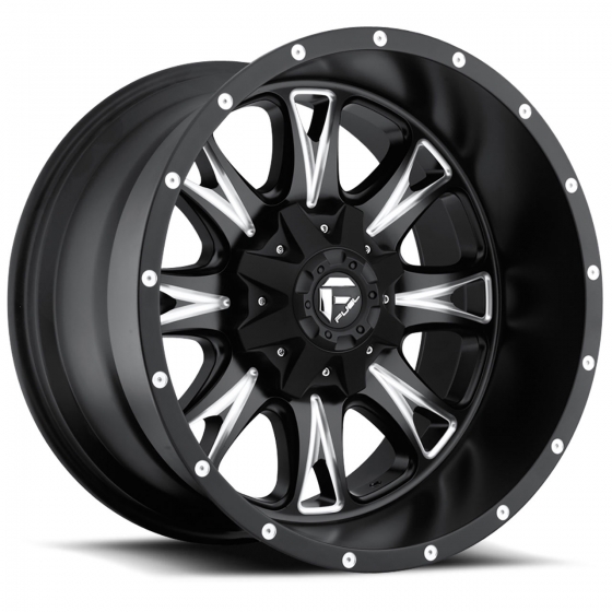 Fuel Lethal D567  (DL) in Matte Black (Milled Accents)