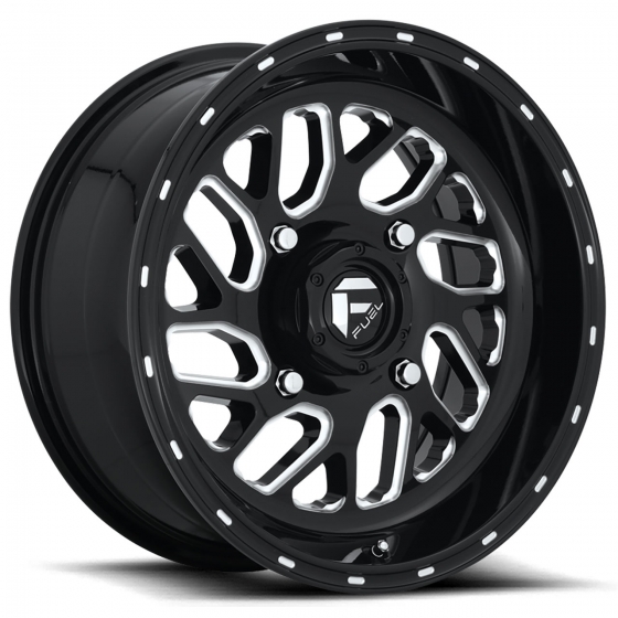 Fuel Triton UTV D581 in Gloss Black (Milled Accents)