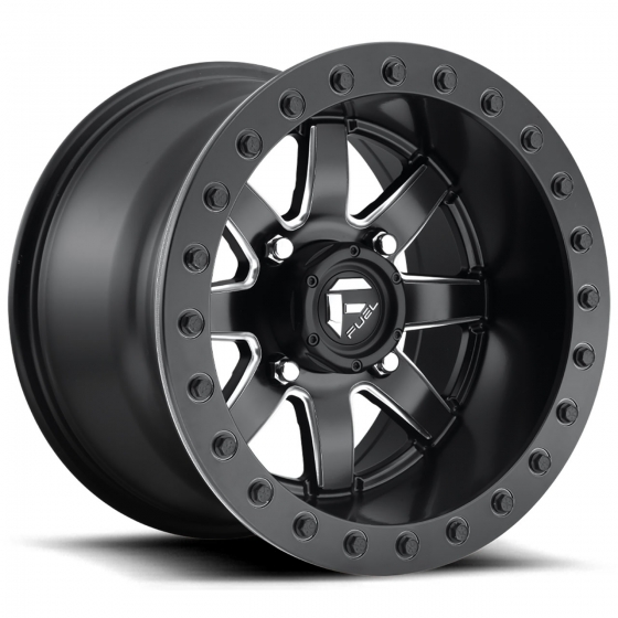 Fuel Maverick (BL) D928 in Matte Black (Milled Accents)