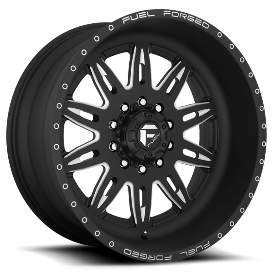 Fuel FF26D 10F DE26 in Matte Black (Milled Accents)